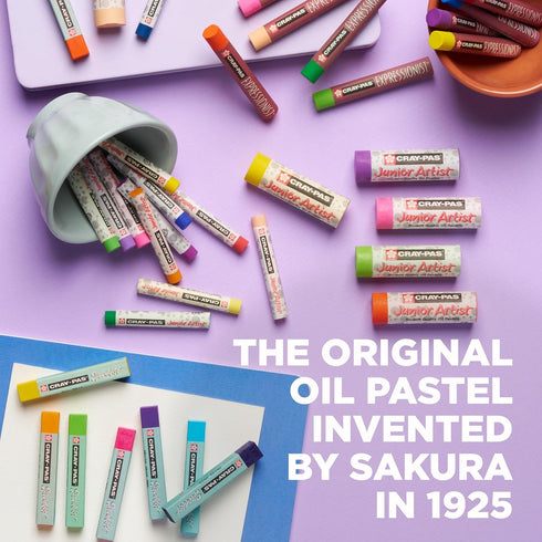 SAKURA CRAY-PAS EXPRESSIONIST OIL PASTEL SET - SOFT OIL PASTELS FOR ARTISTS - 16